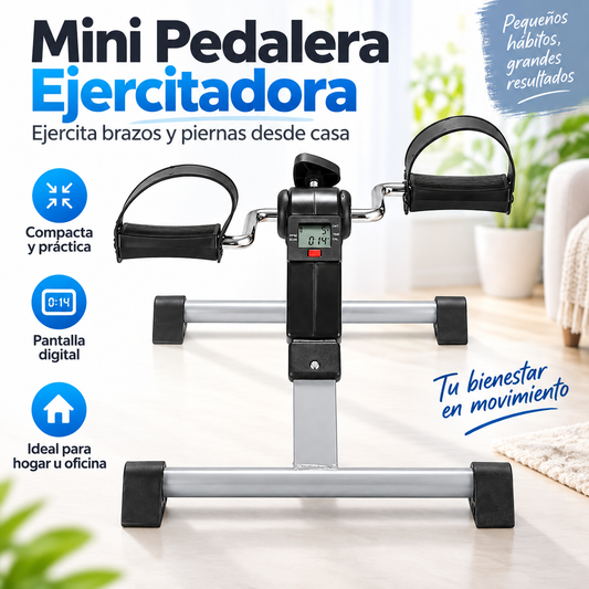 PEDALERA FITNESS CON PANTALLA + MASAJEADOR MUSCULAR DE REGALO 🎁