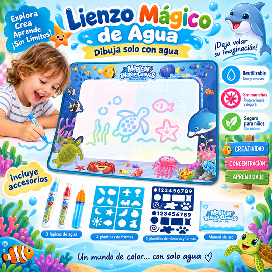 Tapete Mágico de Agua 🎨